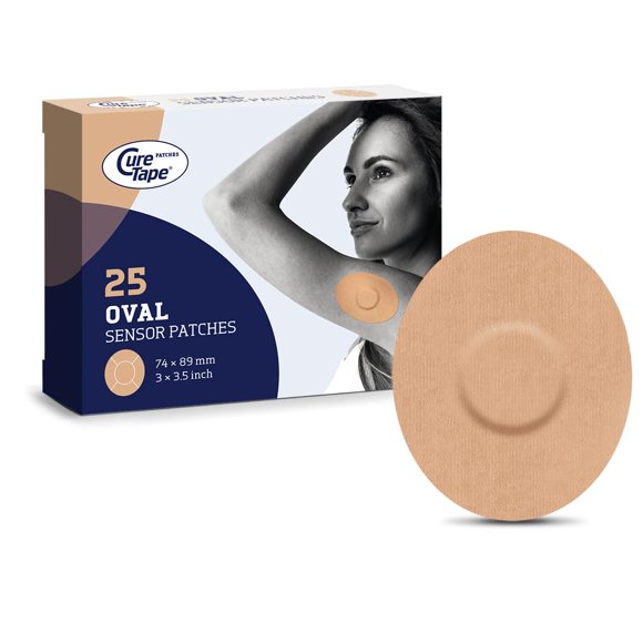 Parche de sensores CureTape para Freestyle Libre, Dexcom, Medtronic