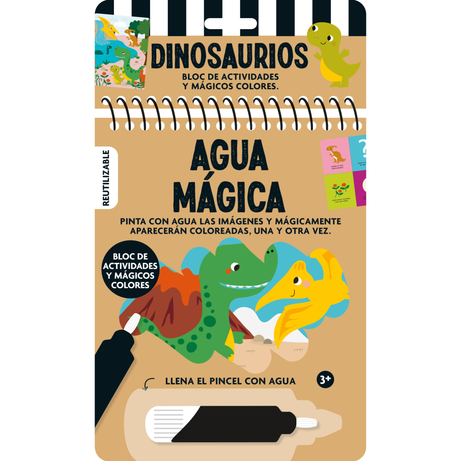 El Gato De Hojalata - Libro Agua Magica Dinosaurios