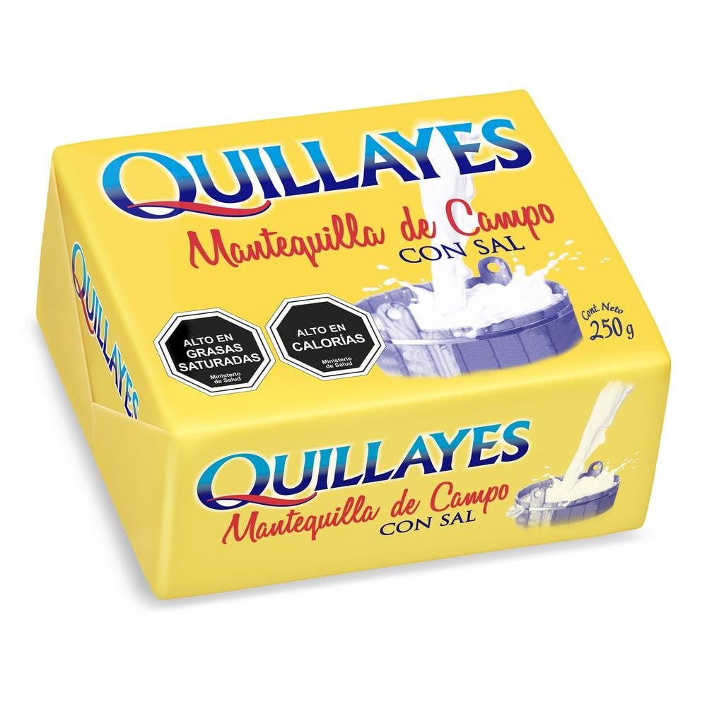 Mantequilla Con Sal Tradicional 250 g Quillayes