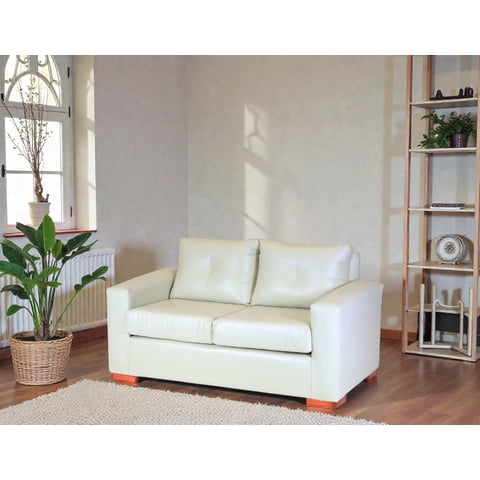 Muebles Altiro - Sofá Israel 2 Cuerpos - Cuero Sintético Pu Beige