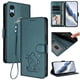 thumbnail image 2 of Funda Volteable con Diseño de Gato para Sony Xperia 10 VI, Verde Oscuro, 2 of 6