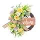 thumbnail image 1 of Corona De Flores Artificiales Para Puerta De Entrada, Regalo Para Porches, Fiesta De Primavera Y Verano, 1 of 3