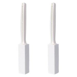 Bothyi - 2 Piezas De Escobilla De Baño De Piedra Pómez Para Limpieza De Inodoro, Piedra Pómez Para Azulejos, Bañeras, Color Blanco