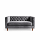 thumbnail image 2 of Sofa Brescia 2 C Tela Velvet Vivian Gris, 2 of 6