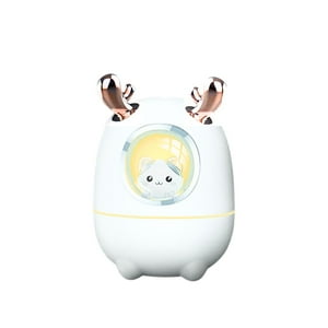Disparo - Humidificador Difusor Nave Espacial Gato Blanco Hogar