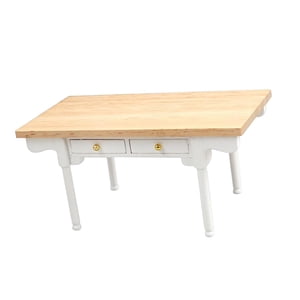 Bothyi - Escritorio Con Cajón De Apertura Para Decoración De Escena De Casa De Muñecas 1/12 De Madera