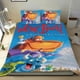 thumbnail image 1 of Regresamos Conjunto de sábanas temático, trío de piezas, cómodo y amigable con la piel, diseño único, regalo de decoración para el hogar para familiares, amigos y fans,140cm *210cm, 1 of 6