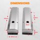 thumbnail image 4 of Cubiertas de válvulas altas Tuningsworld para Chevy SBC 283‑400, aluminio de 8 cm, 4 of 9