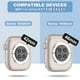 thumbnail image 2 of Correa para Apple Watch XYF transparente de 46 mm con funda protectora, 2 of 3
