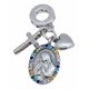 thumbnail image 1 of Charm Colgante Virgen María, Corazón Y Cruz Plata 925 Regalo Plateado, 1 of 4