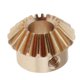 thumbnail image 4 of 1 Engranaje cónico de latón Modulus 20th, 5 a 6.35mmhole 8mm Hole M4x2 Copper, 4 of 5