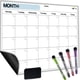 thumbnail image 1 of Calendario magnético Quick Canary Monthly de 17 x 12 pulgadas con 4 marcadores, 1 of 8