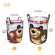 thumbnail image 5 of Masha y el Oso Cesta de lavandería de gran capacidad redonda con asa, bolsa para ropa sucia plegable, almacenamiento para dormitorio, baño y lavadero 44x35 cm, 5 of 6