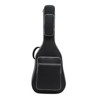 Magideal - Bolsa De Bajo Portátil Bolsa De Bajo Eléctrico Bolso De Mano Profesional Acolchado Suave Protección Resistente Al Desgaste Bolsa De Guitarra Eléctrica Negro