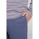 thumbnail image 4 of Pijama Largo Algodón Azul Talla M, 4 of 4