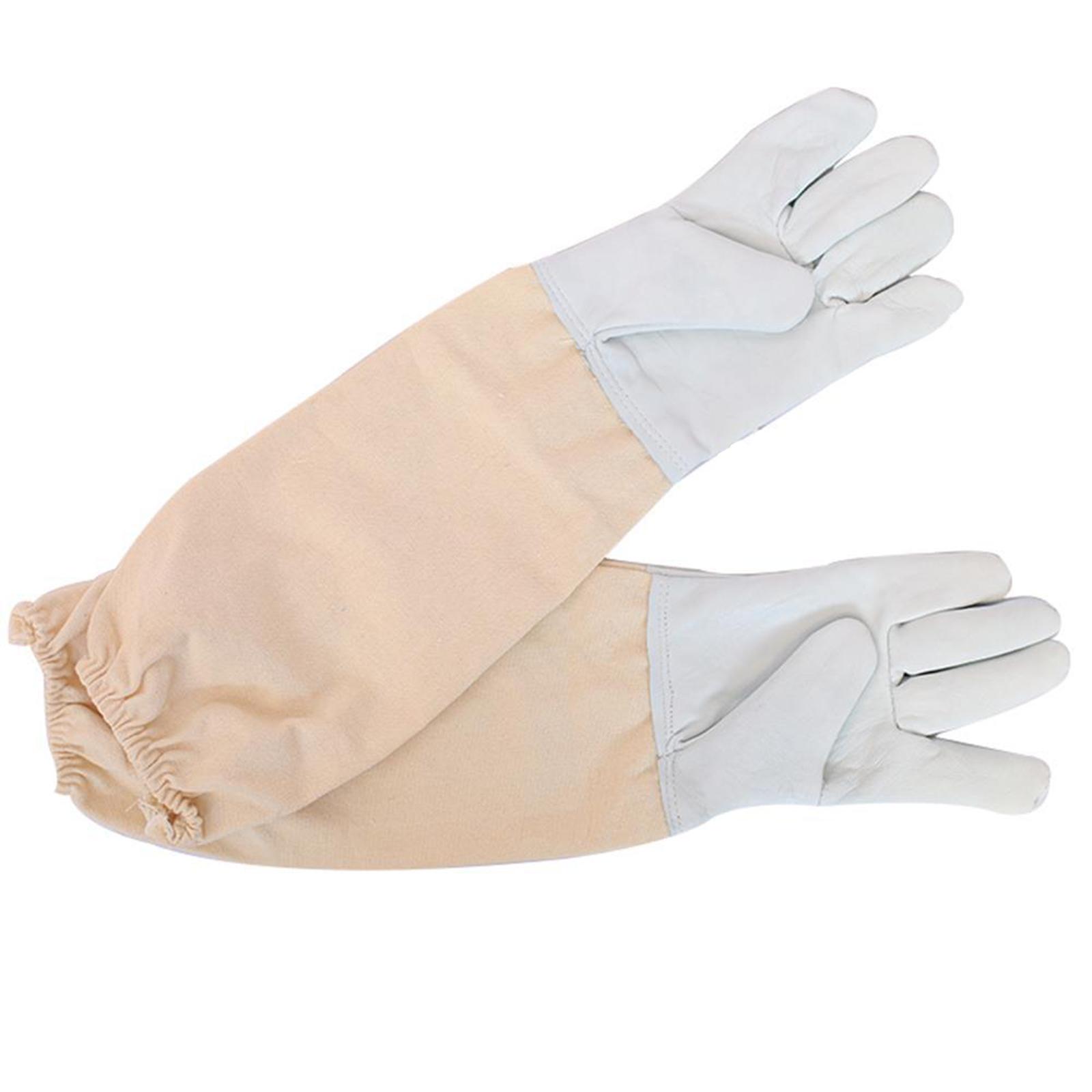 Magideal - Guantes De Apicultura, Guantes De Apicultor, Puños Elásticos Transpirables, Herramientas De Apicultura Antiarañazos, Guantes Para Trabajo En El Jardín Sg