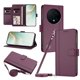 thumbnail image 1 of Funda Tipo Libro para Honor Magic 8 Pro con Ranuras para Tarjetas, Morado Oscuro, 1 of 6