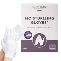 Guantes Hidratantes Cottonnerie Basics Para Manos Secas, 4 Pares
