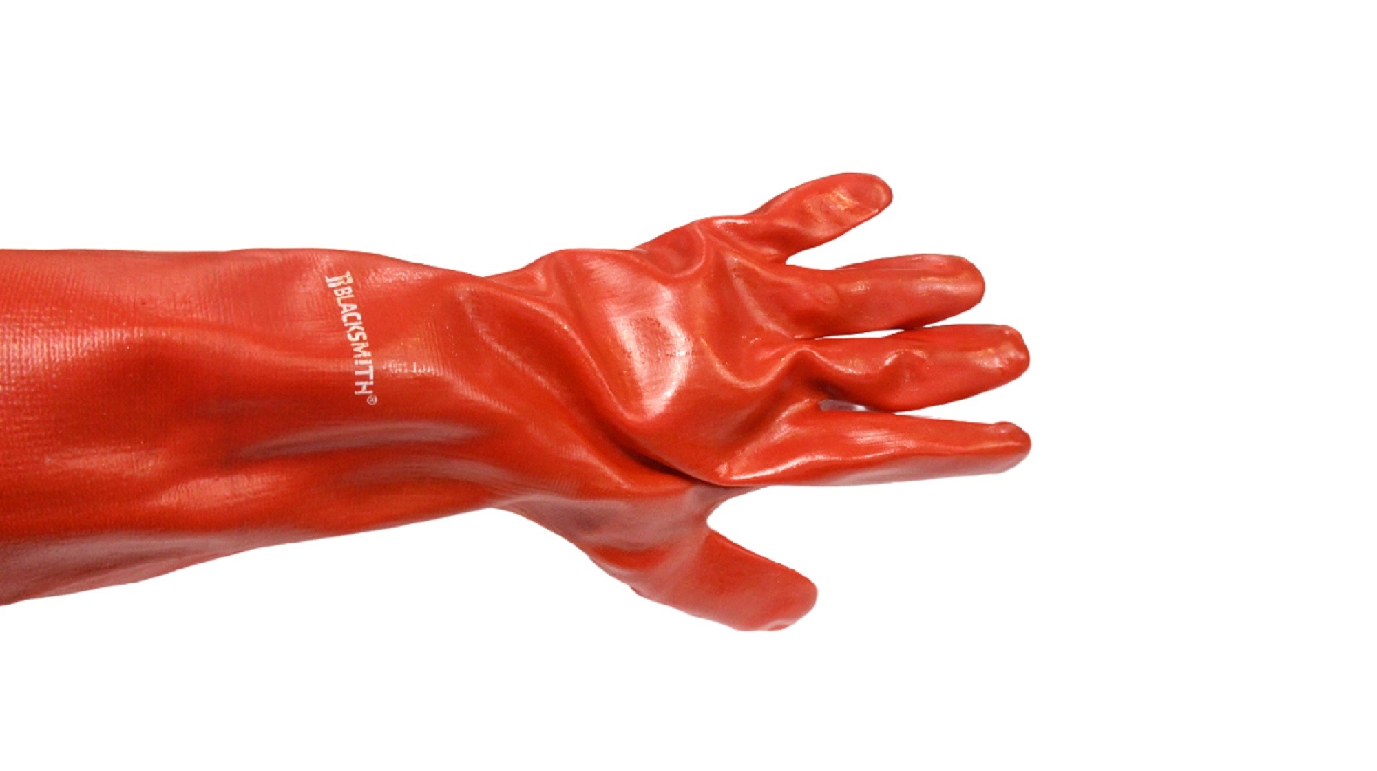 Blacksmith - Guante Pvc Rojo 14 Pulg