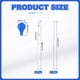 thumbnail image 2 of Pipetas Graduadas con Gotero Uxcell 4 Piezas 0.5ml Pipeta de Vidrio de Borosilicato Reutilizable para Transferir Líquidos para Laboratorio, Química, Transparente, 2 of 6