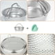 thumbnail image 3 of Canastilla vaporizadora de acero inoxidable ICEICE para verduras y dumplings, 3 of 9