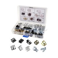 Magideal - Panel De Ajuste De Metal De 100 Piezas Clip De Resorte Corroyector De Molduras De Molduras De Molduras 4A0-867-276A Piezas De Reparación De Reemplazo
