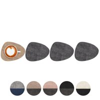 Aura Zeus - Set 4 Posavasos Ecocuero Antimanchas Impermeables 2 En 1