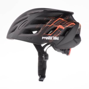 Powerbike - Casco Sport Talla M Negro/Naranja