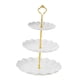 thumbnail image 3 of Soporte Para Tartas De 3 Niveles, Bandeja Para Servir Cosméticos, Restaurante, Cupcakes, Plato De Exhibición Blanco, 3 of 5