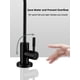 thumbnail image 4 of Grifo Bifordo negro mate de acero inoxidable SUS304, 4 of 6