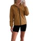 thumbnail image 1 of INSPIRE CHIC Chaqueta de Lluvia para Mujer Ligera con Cuello Levantado para Ciclismo, Senderismo, Correr al Aire Libre, Impermeable, Rompevientos, Talla M, Amarillo Desierto, 1 of 6
