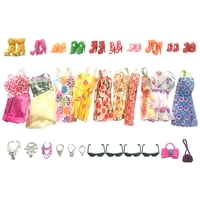 Magideal - Conjunto De 32 Piezas De Ropa De Muñeca Para Niña, Ropa De Uso Diario, Cambio De Ropa, Costura Cuidadosa: Muñeca, Regalo De Cumpleaños Para Niños , Gafas De Sol