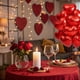 thumbnail image 4 of Lámina de Mylar Balloon Broeify de 18 pulgadas con forma de corazón rojo (12 unidades), 4 of 6
