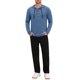 thumbnail image 2 of INSPIRE CHIC Sudadera con Capucha Texturizada para Hombre de Manga Larga Jersey Casual con Capucha L Azul, 2 of 6