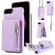 thumbnail image 1 of Stylish & Secure Wallet Case for iPhone 14/13/12/11 Pro Max/XR/XS Max/SE 2020 - RFID Credit Cards Holder, Zipper Leather Case With Wrist Strap & Handbag Case, 1 of 3