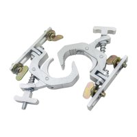 Magideal - 2 Piezas De Abrazadera De Iluminación Para Escenario, Focos De Abrazadera, Aleación De Aluminio Resistente Para Club, Abrazadera Envolvente, Gancho De