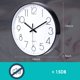 thumbnail image 5 of Reloj de pared moderno jomparis de 30 cm, silencioso, no hace tictac, negro, 5 of 7