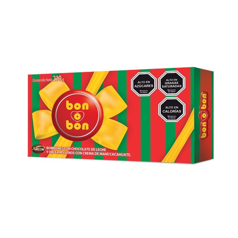 Chocolates Bon O Bon Navidad 210 g Arcor
