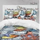 thumbnail image 1 of Colección de ropa de cama infantil Surf Friends Shark Octopus and Crab Big, 1 of 3