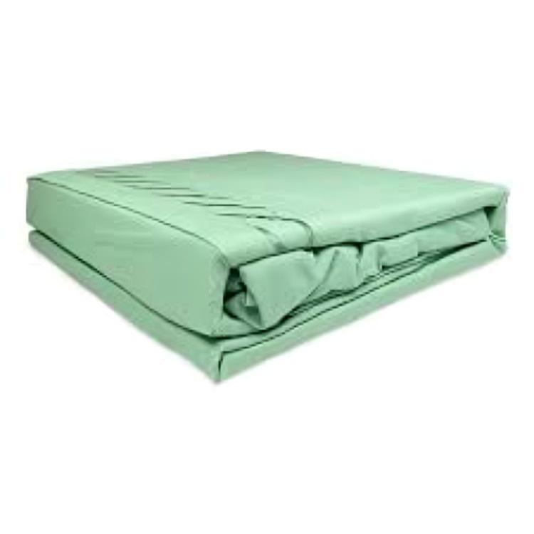 Doral - Sábanas Microfibra Broderie Santorini 1.5 Plaza Verde Agua