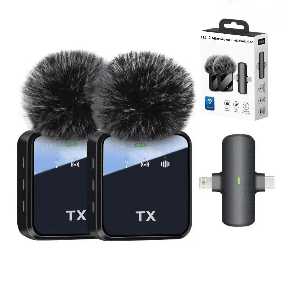 Genérico - Micrófonos Inalámbrico Audio Profesional Tipo-c Y Lightning