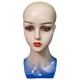 thumbnail image 3 of Cabeza De Maniquí, Rostro Femenino, Soporte Calvo Para Pelucas, Peinado O Sombrero De Exhibición, Azul, 3 of 5