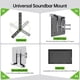 thumbnail image 4 of Soporte de barra de sonido USX MOUNT flexible para 23 a 90 televisores de 7,26 kg, 4 of 8