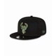 thumbnail image 1 of Gorro Milwaukee Bucks NBA 59Fifty Black, 1 of 1
