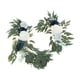 thumbnail image 3 of 2x Guirnalda De Botín De Flores De Arco Floral Artificial Para Boda Azul Blanco, 3 of 5