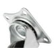 thumbnail image 3 of 4x Rueda Mueble Carro Giratoria 2.5 Zincada 25mm Placa multicolor, 3 of 4