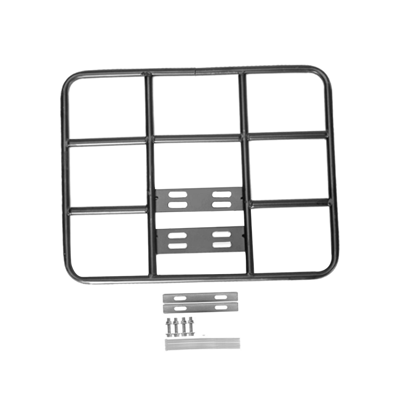 Ioensy - Portaequipajes Trasero Para Bicicleta, Accesorios De Viaje Para Ciclismo, Soporte De Carga Para Bicicleta, Varilla Redonda De 48X38Cm