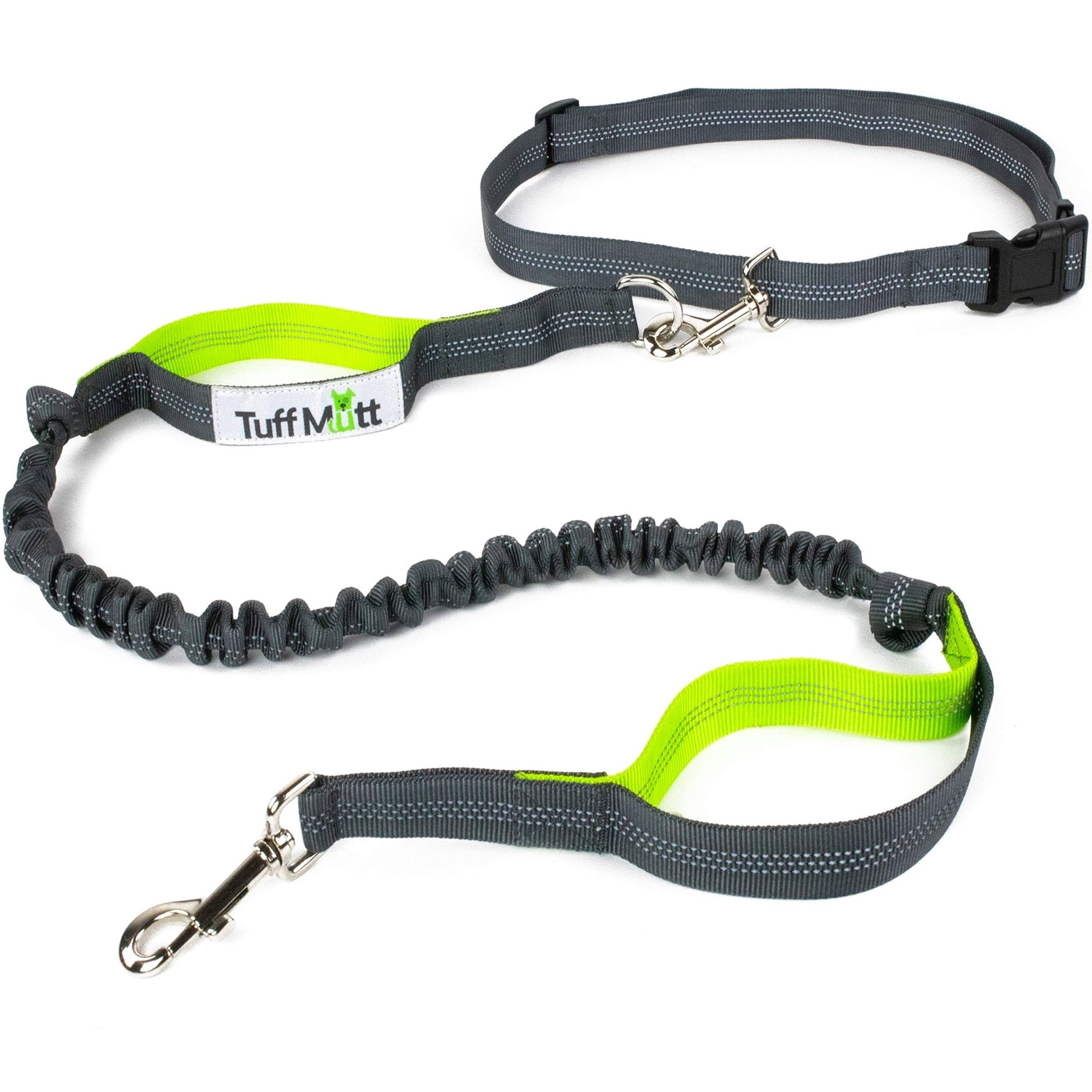 Tuff Mutt - Con Correa Y Manos Libres Para Pasear O Correr Con Perros