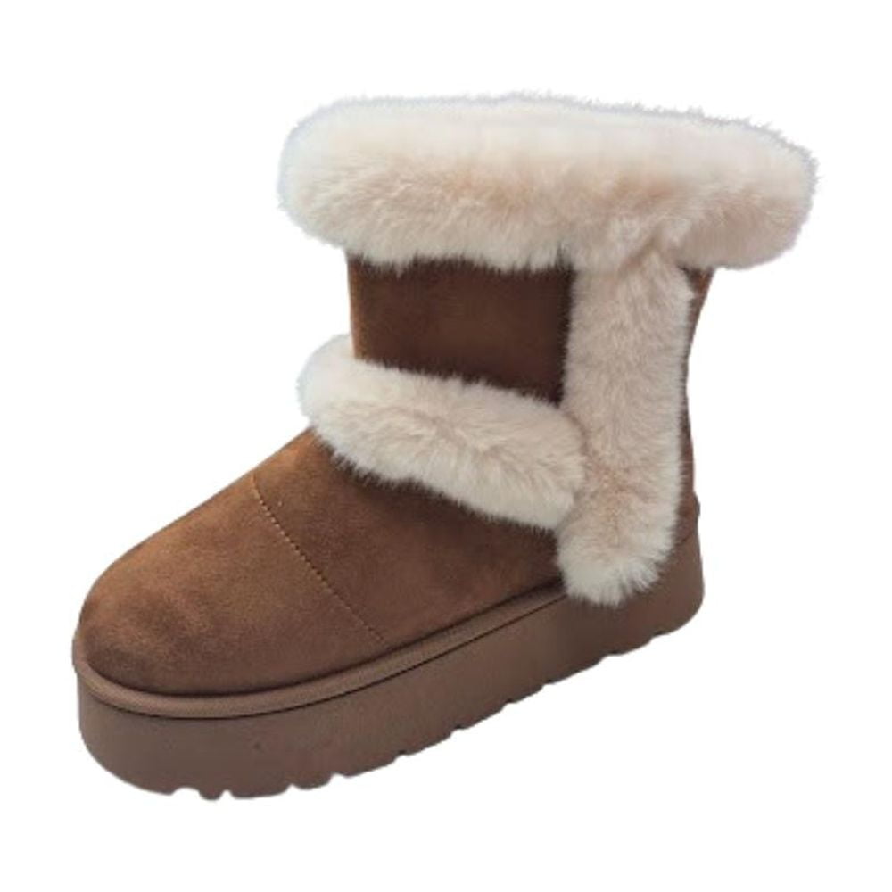 Vinnys Outlet - Bota De Invierno Mujer Camel