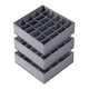 thumbnail image 5 of 3 Piezas Divisores Organizadores De Cajón De Ropa Interior De Calcetines Para Ropa Interior, Pañuelos, Gris, 5 of 5